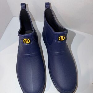 Enelauge Men's Outdoor Waterproof Rain Short Ankle Boots Nonslip Rubber 44EU